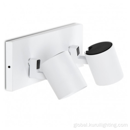 New Double-headed GU10 Wall Light Modern White Without Bulb Double-headed GU10 Wall Light Manufactory